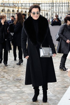 Kris Jenner avait elle opté pour un look 100% noir.