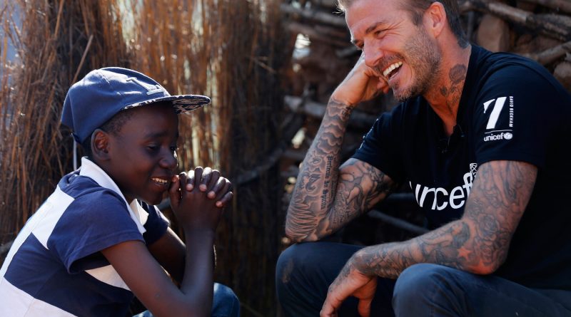 David Beckham : Ambassadeur de l’Unicef